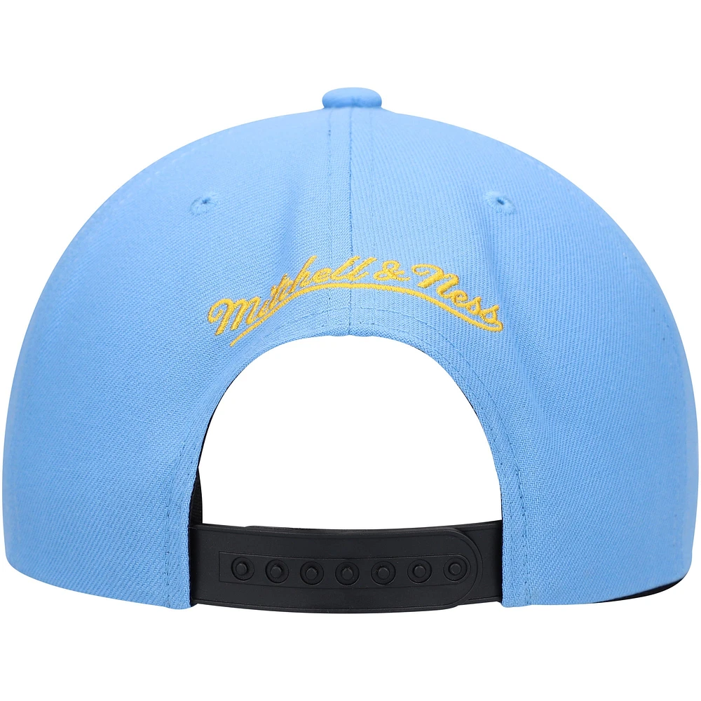 Men's Mitchell & Ness Sky Blue Sporting Kansas City Jersey Hook Snapback Hat