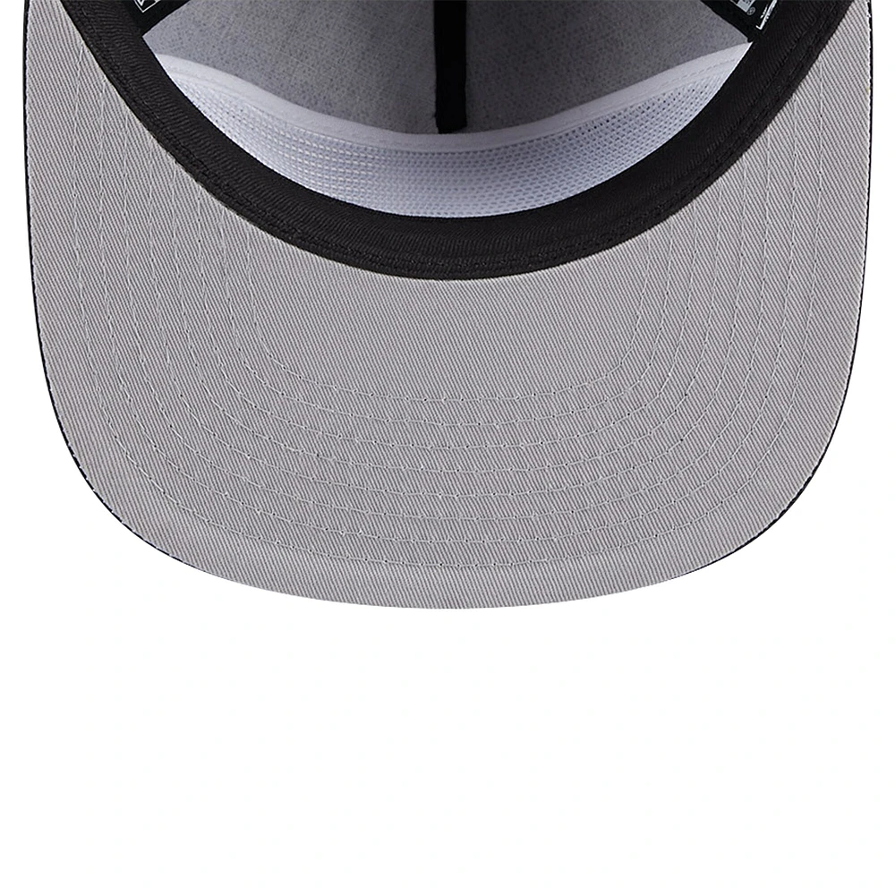 Men's New Era Black Sporting Kansas City 2024 Kick Off Collection Golfer Snapback Hat