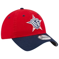 Men's New Era Red Sporting Kansas City Americana 9TWENTY Adjustable Hat