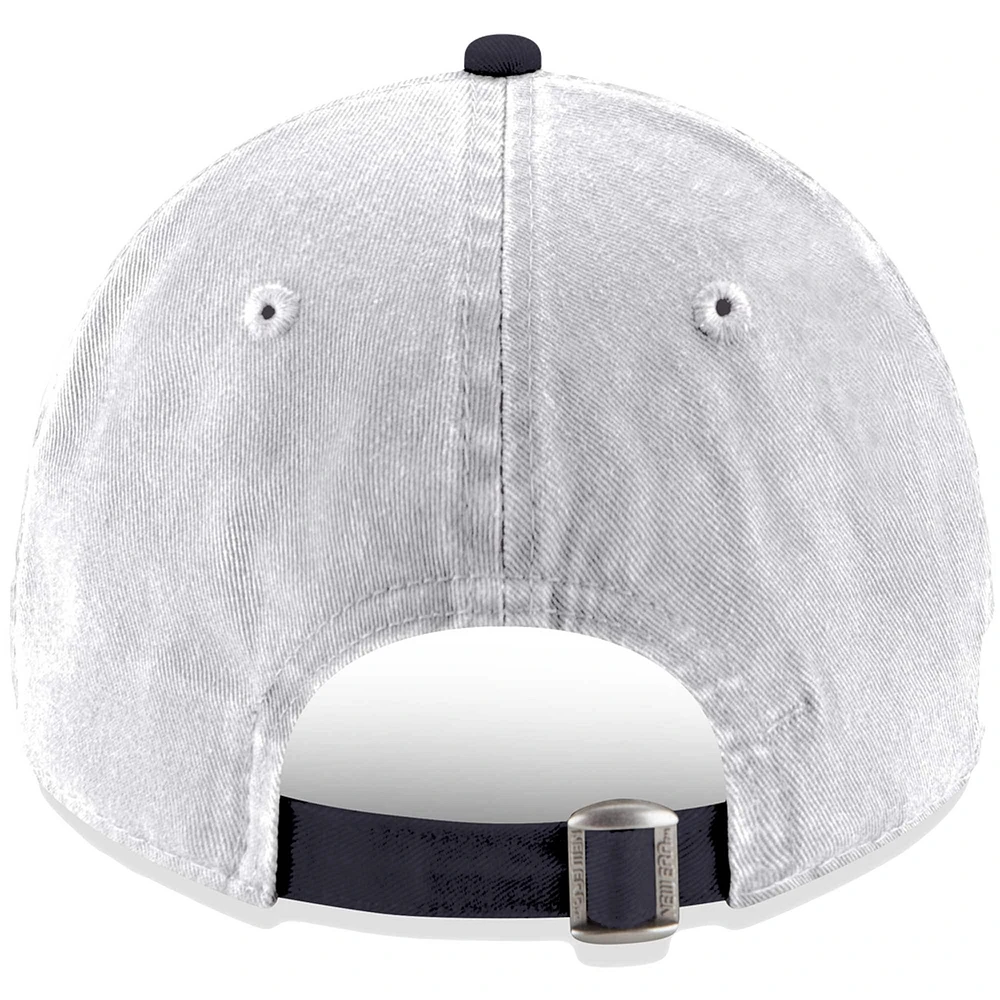 Men's New Era White Sporting Kansas City Jersey Hook 9TWENTY Adjustable Hat
