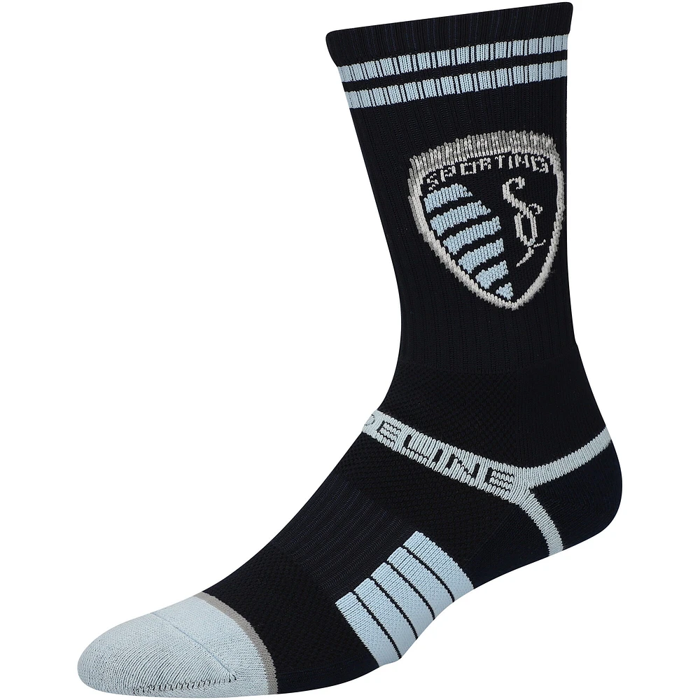 Ensemble de 3 paires de chaussettes en tricot Strideline Sporting Kansas City Premium pour hommes