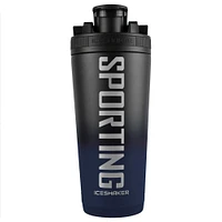 WinCraft Sporting Kansas City 26oz. Bouteille mélangeur à shaker à glace en acier inoxydable Ombre
