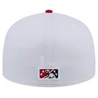 Casquette ajustée 59FIFTY noire New Era pour hommes, soirée à thème Cashew Chicken des Springfield Cardinals