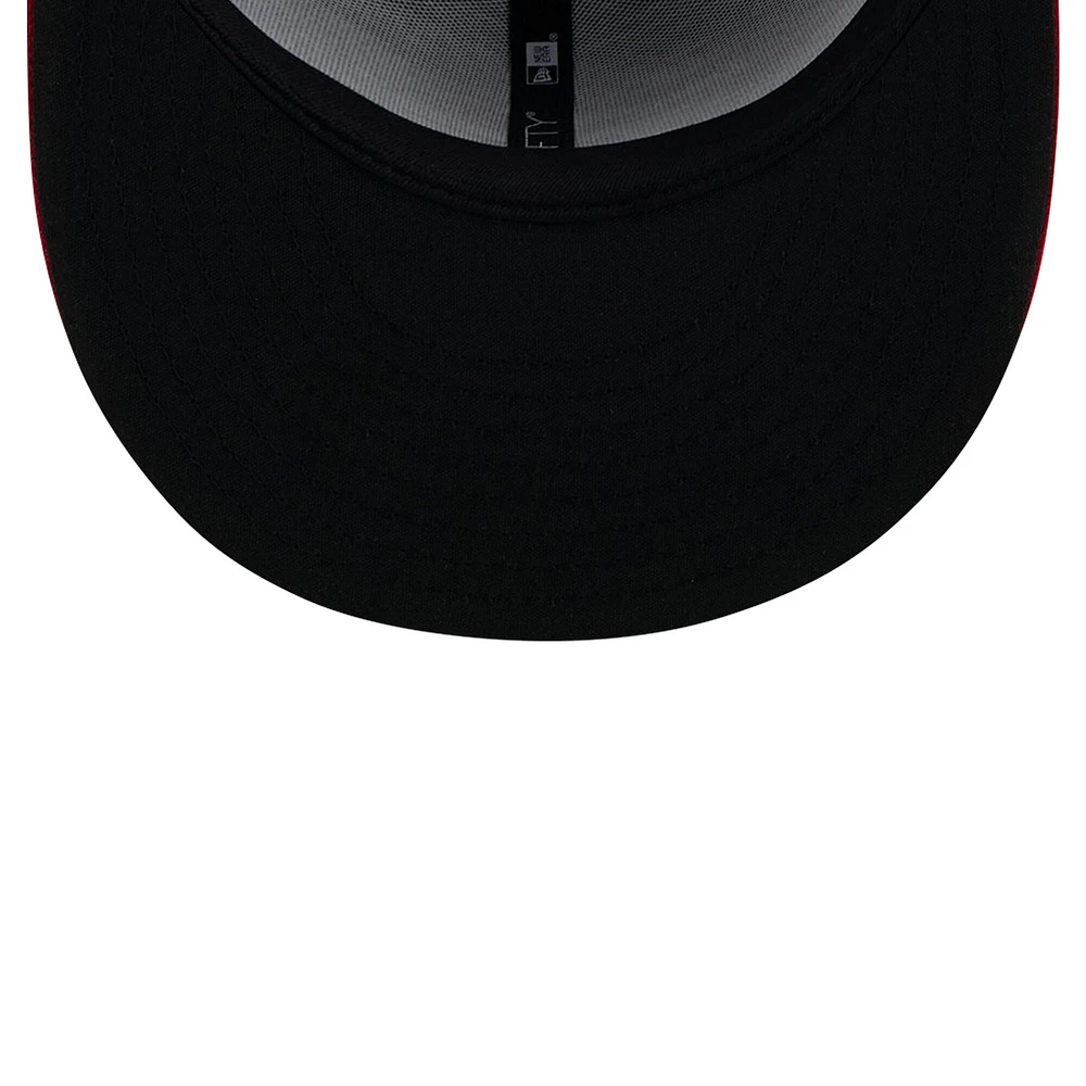 Casquette ajustée 59FIFTY noire New Era pour hommes, soirée à thème Cashew Chicken des Springfield Cardinals