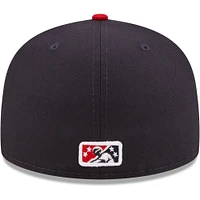 Men's New Era Navy Springfield Cardinals Authentic Collection 59FIFTY Fitted Hat