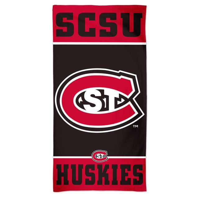 Serviette de plage WinCraft St. Cloud State Huskies 30'' x 60'' Logo Spectra