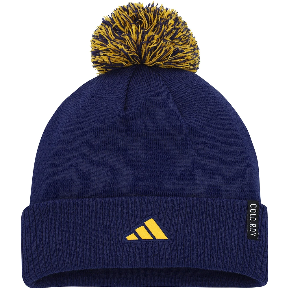 Men's adidas Blue St. Louis Blues COLD.RDY Cuffed Knit Hat with Pom