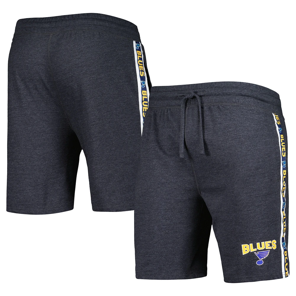 Men's Concepts Sport Charcoal St. Louis Blues Team Stripe Shorts
