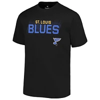 Men's Fanatics Black St. Louis Blues Big & Tall Wordmark T-Shirt