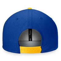 Men's Fanatics Blue/Gold St. Louis Blues Iconic Color Blocked Snapback Hat