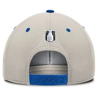 Men's  Fanatics  Blue/Gray St. Louis Blues 2025 Stanley Cup Playoffs Locker Room Trucker Adjustable Hat