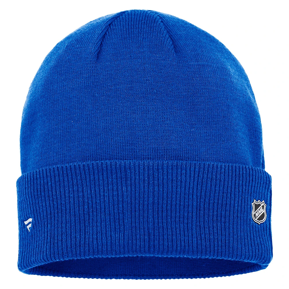Men's Fanatics Blue St. Louis Blues Authentic Pro Road Cuffed Knit Hat