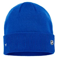 Men's Fanatics Blue St. Louis Blues Authentic Pro Road Cuffed Knit Hat