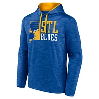 Men's Fanatics Blue St. Louis Blues Never Quit Pullover Hoodie