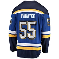Men's Fanatics Colton Parayko Blue St. Louis Blues Home Breakaway Player Jersey