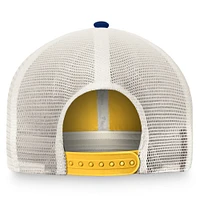 Men's Fanatics Gold/Royal St. Louis Blues True Classic Retro Trucker Snapback Hat