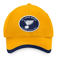 Men's Fanatics Gold St. Louis Blues Fundamental Adjustable Hat