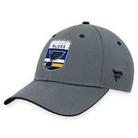 Men's Fanatics  Gray St. Louis Blues Authentic Pro Home Ice Flex Hat
