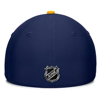 Men's Fanatics Navy/Gold St. Louis Blues Authentic Pro Rink Flex Hat