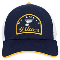 Men's Fanatics Navy/White St. Louis Blues Fundamental Adjustable Hat