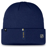Men's Fanatics Navy St. Louis Blues Authentic Pro Cuffed Knit Hat
