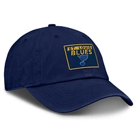 Men's Fanatics Navy St. Louis Blues Authentic Pro Prime Adjustable Hat