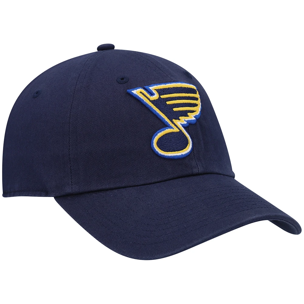 Men's Fanatics Navy St. Louis Blues Core Primary Logo Adjustable Hat