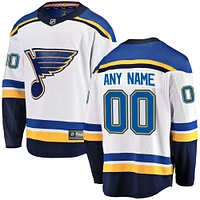 Hommes fanatiques de marque White St.Louis Blues Breakaway - Maillot personnalisé