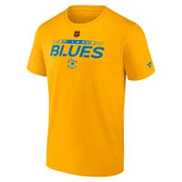 Men's Fanatics Yellow St. Louis Blues Special Edition 2.0 Authentic Pro T-Shirt