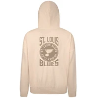 Sweat à capuche imprimé St. Louis Blues Contact Stamp pour homme de Levelwear Cream