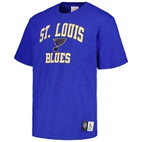 T-shirt bleu flammé légendaire des Blues de St. Louis Mitchell & Ness pour hommes