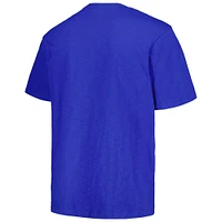 T-shirt bleu flammé légendaire des Blues de St. Louis Mitchell & Ness pour hommes