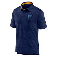 Men's Navy St. Louis Blues Authentic Pro Rink Polo