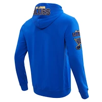 Men's Pro Standard Blue St. Louis Blues Classic Chenille Full-Zip Hoodie Jacket