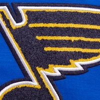 Men's Pro Standard Blue St. Louis Blues Classic Chenille Full-Zip Hoodie Jacket