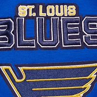 Men's Pro Standard Blue St. Louis Blues Classic Chenille Full-Zip Hoodie Jacket