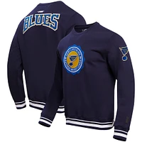 Men's Pro Standard Navy St. Louis Blues Crest Emblem Pullover Sweatshirt