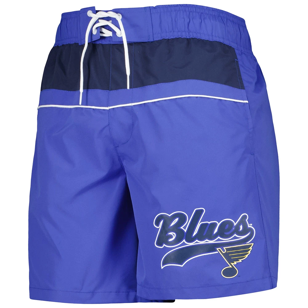 Short de bain St. Louis Blues Freestyle Volley Starter Blue pour homme