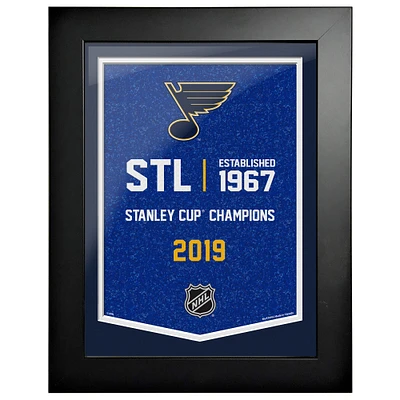 St. Louis Blues - 12'' x 16'' Team Empire Framed Artwork