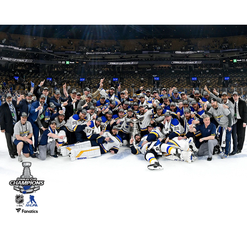 St. Louis Blues Unsigned 2019 Stanley Cup Champions Team Celebration Photograph
