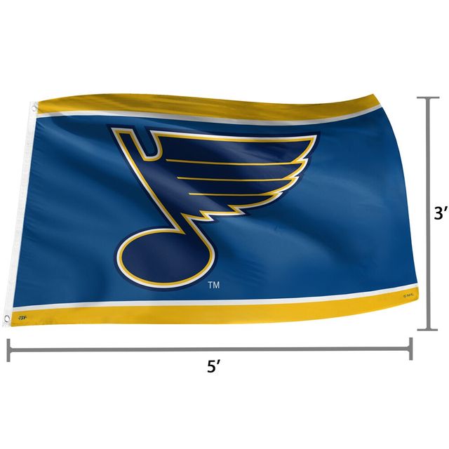 The Sports Vault St. Louis Blues - Drapeau 3' x 5'