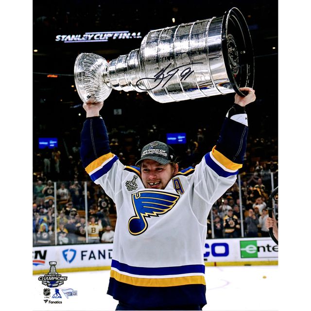 Vladimir Tarasenko St. Louis Blues 16 "x 20" autographiée Photographie de la Coupe Stanley des champions de la Coupe Stanley 2019