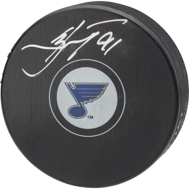 Rondelle de hockey autographiée des Blues de St.Louis de Vladimir Tarasenko