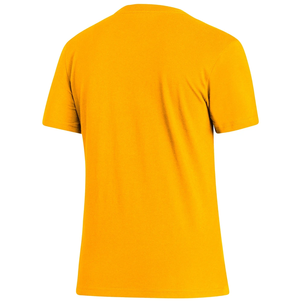 Women's adidas Gold St. Louis Blues Reverse Retro 2.0 Playmaker T-Shirt