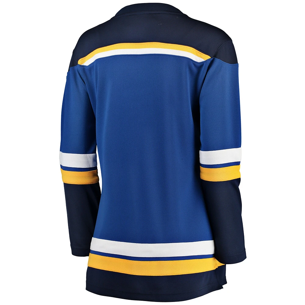 Maillot Fanatics St. Louis Blues Breakaway Home pour femmes, bleu