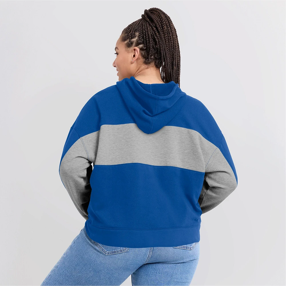 Sweat à capuche bleu Fanatics St. Louis Blues Filled Stat Sheet pour femmes