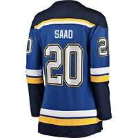 Women's Fanatics Brandon Saad Blue St. Louis Blues Home Breakaway Player Jersey