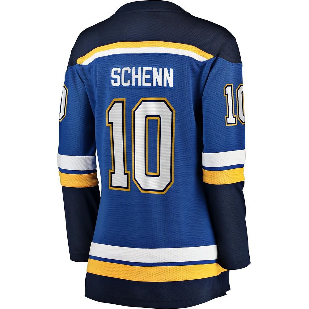 Women's Fanatics Brayden Schenn Blue St. Louis Blues Home Breakaway Player Jersey