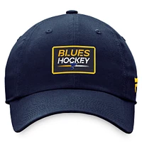 Women's Fanatics  Navy St. Louis Blues Authentic Pro Rink Adjustable Hat
