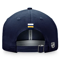 Women's Fanatics  Navy St. Louis Blues Authentic Pro Rink Adjustable Hat
